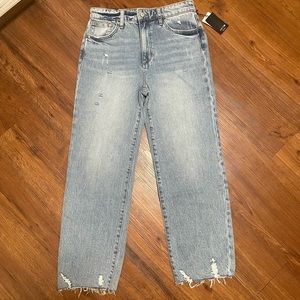 Joe’s High Rise Wide Leg Crop Jeans NWT Sz 28